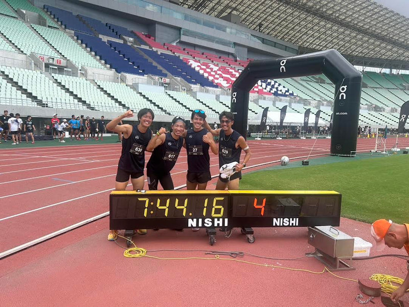 4×800ｍリレー　Ｍ35世界記録達成！！